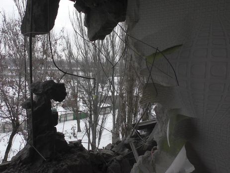 Последствия ночного обстрела Авдеевки. Фоторепортаж