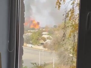 В оккупированном Луганске слышали взрывы. В ОВА предполагают, что поражен склад боеприпасов