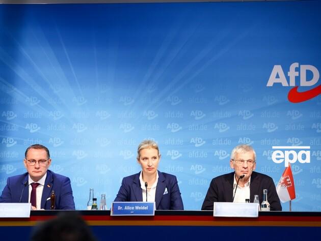 Німецька AfD у передвиборчій програмі пропонує вихід ФРН із Євросоюзу і зняття санкцій із РФ