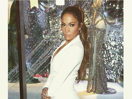 Лопес в облегающих лосинах репетирует шоу в Лас-Вегасе