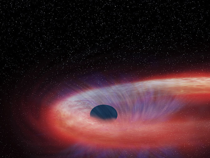 Черная дыра установила рекорд по продолжительности "поедания" звезды &ndash; NASA
