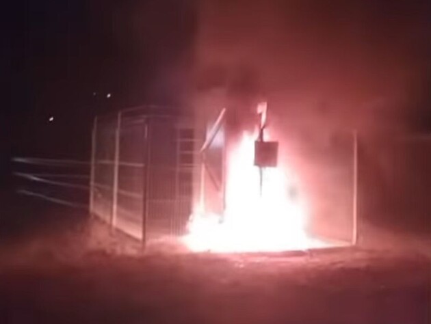 ГУР МО показал видео уничтожения телекоммуникационного оборудования оккупантов