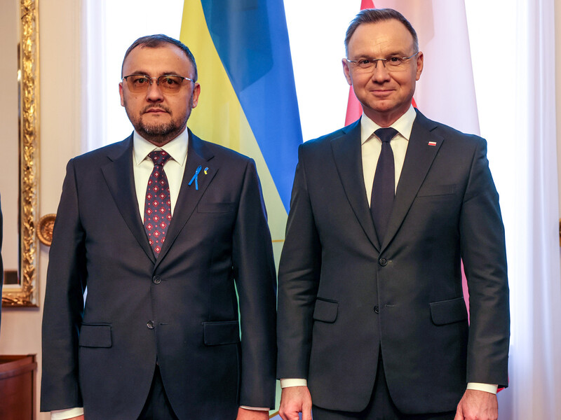 Посол Украины в Польше вручил верительные грамоты Дуде через два с половиной месяца после назначения