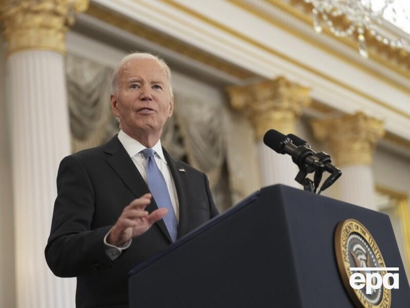 Байден: Путин думал, что захватит Киев за считанные дни. На самом же деле в центре Киева побывал я, а не он