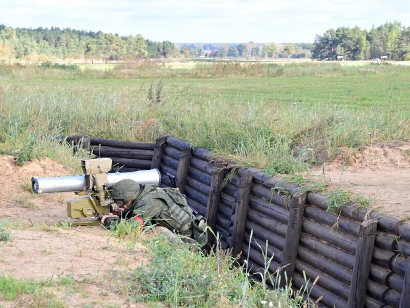 В Беларуси возле границы с Литвой появились военные окопы и укрепления