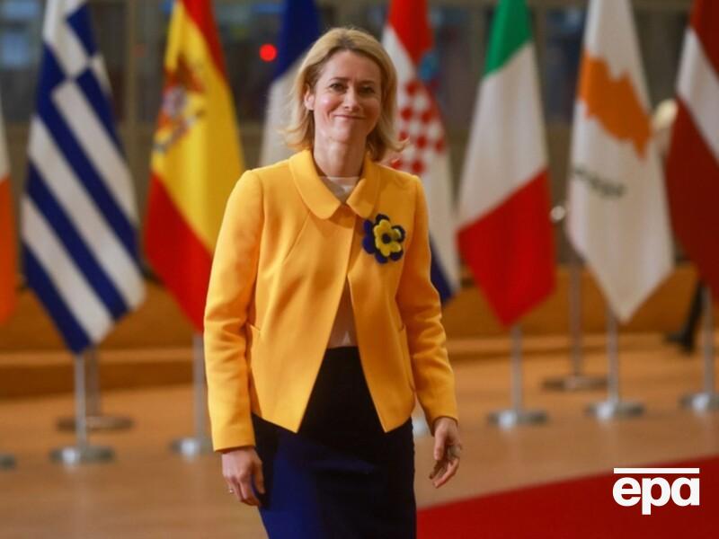 Каллас в годовщину вторжения в РФ появилась в Брюсселе в 