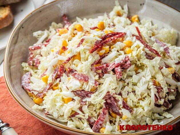 Салат із пекінської капусти. Рецепт за три кроки
