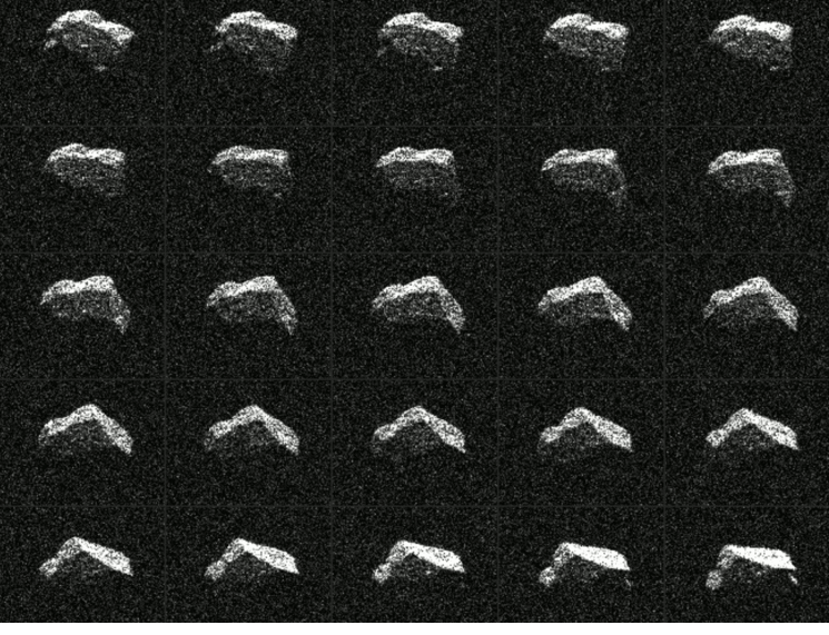 NASA опубликовало снимки пролетевшего вблизи Земли астероида