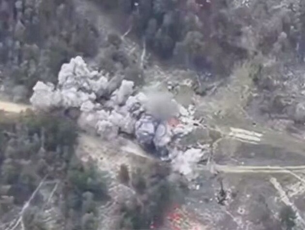 ЗСУ уразили пункт управління росіян у Херсонській області. Відео