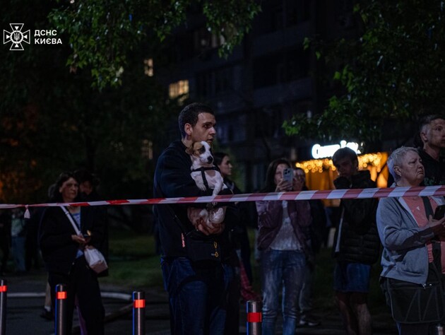 Росіяни атакували дронами Київ, понад 10 людей постраждали. Фото