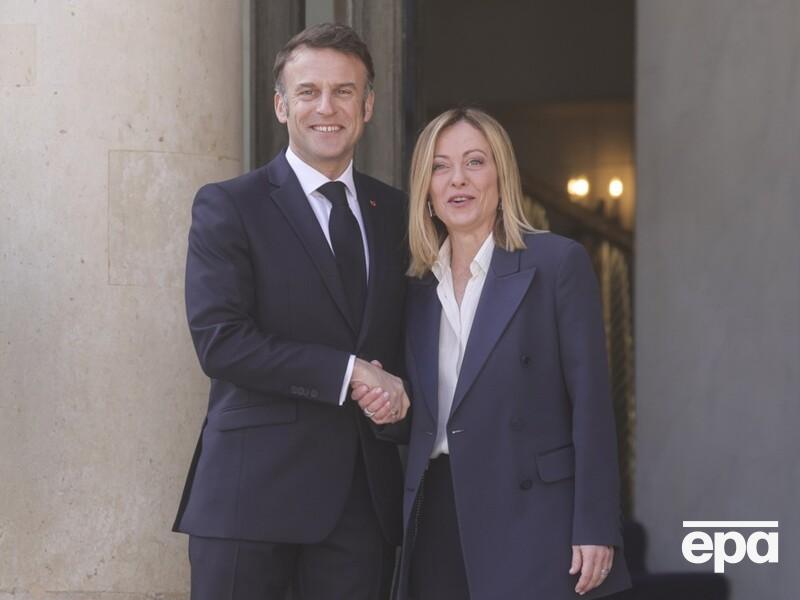 Мелони поссорилась с Макроном из-за переговоров об Украине. Мерц пытается их помирить – FT