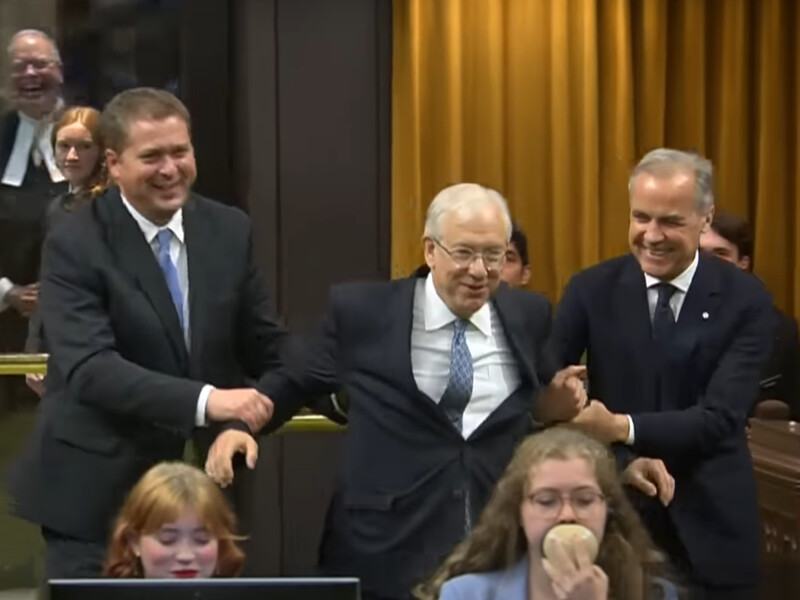 Нового спікера парламенту Канади силоміць "затягли" на робоче місце, поки він "опирався"