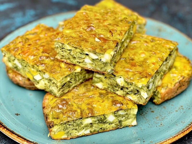 Очень вкусный заливной пирог без лишних хлопот. Простой рецепт