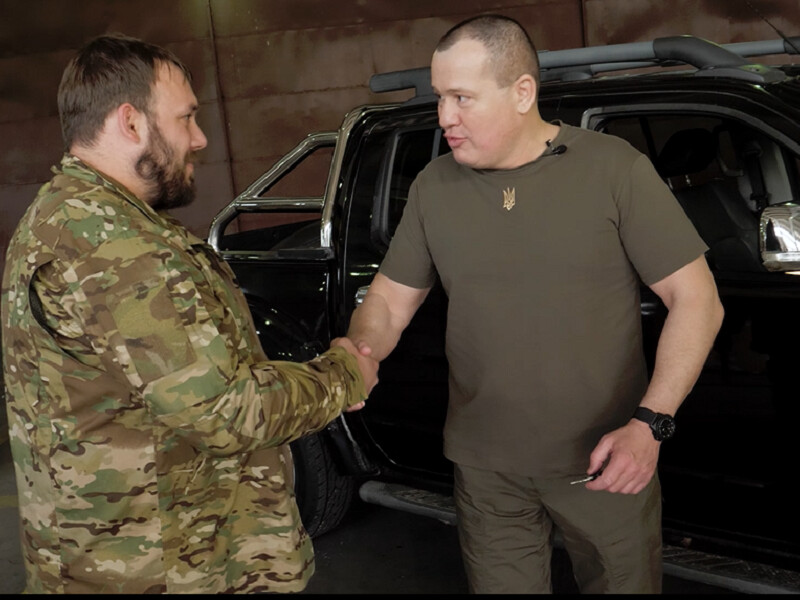 Палатный: Бойцы 112-й бригады ТрО Киева получили автомобиль от "Украинской команды"