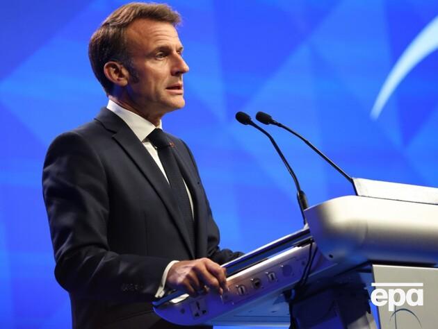 Макрон назвал реакцию США на действия РФ 