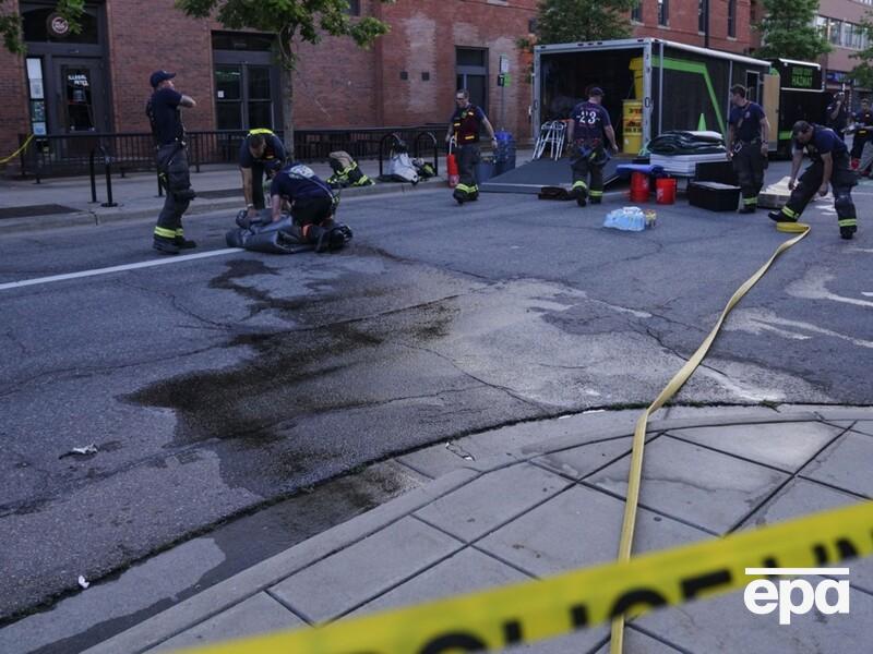 В США мужчина напал с огнеметом и коктейлями Молотова на произраильский митинг