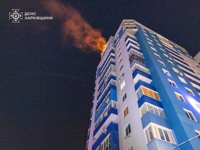 Два прямых попадания. Терехов показал видео, как РФ ночью била по высоткам