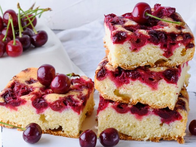 Добавьте это – и пирог с вишнями получится нежным и мягким. Вкусный рецепт от Клопотенко