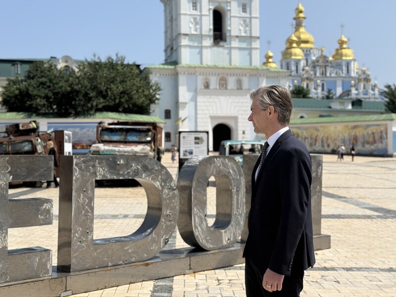 Глава МИД Литвы по дороге в Киев попал под ракетно-дроновую атаку РФ