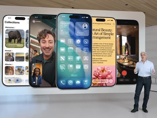 Apple презентувала новий дизайн iOS 26 – Liquid Glass 