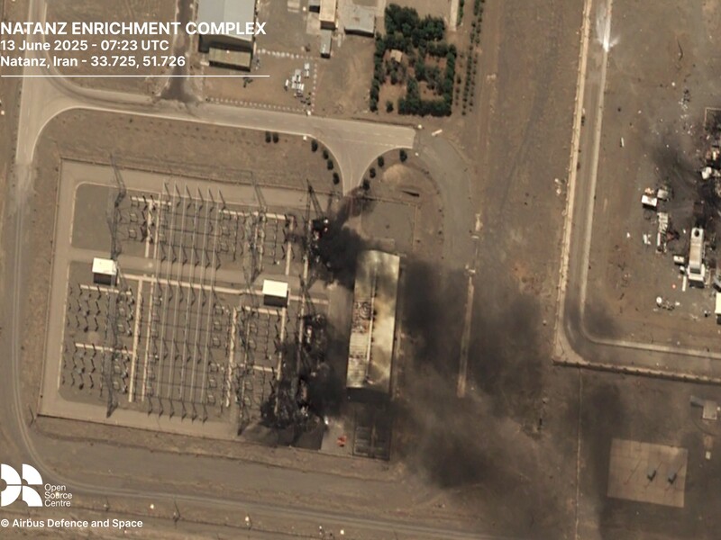 Ізраїль уразив завод із виробництва збагаченого урану в іранському Натанзі. Супутникові знімки