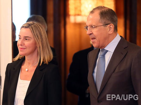 Могерини напомнила Лаврову об ответственности России за выполнение Минских соглашений