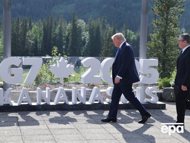 Трамп покинув саміт G7 через Зеленського й Макрона – FT