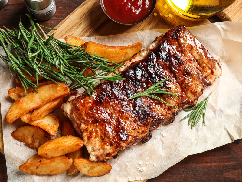 Благодаря этому ребра не подгорят и не пересохнут. Лучший рецепт