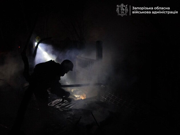 В результате атаки россиян тысячи жителей Запорожской области остались без света