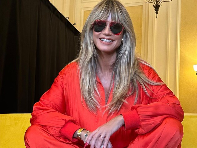 51-річна Клум зблизька показала макіяж очей 