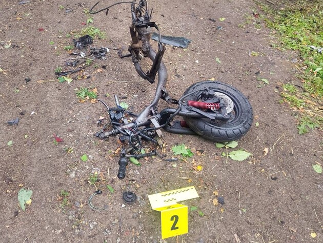 У Харкові вибухнув скутер 