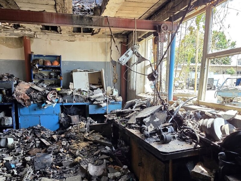 Россияне атаковали Одессу дронами, уничтожены несколько цехов водоканала. Фото