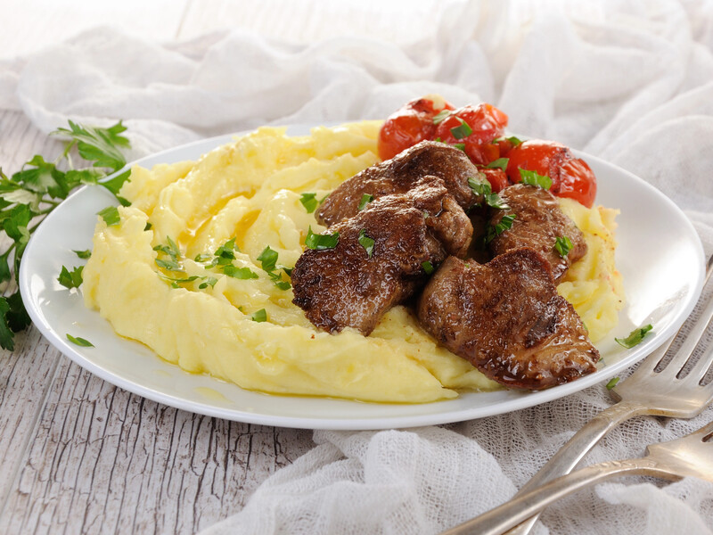 Простое блюдо ресторанного уровня. Рецепт вкусной куриной печени