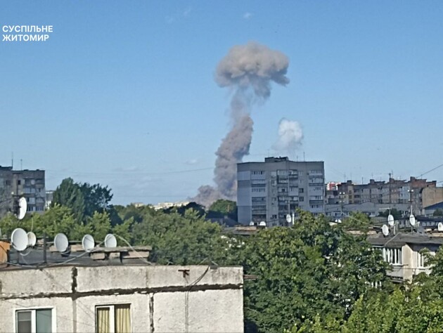 Біля Житомира стався вибух, заблоковано автотрасу, багато постраждалих. Відео