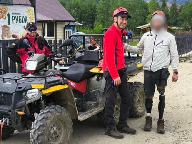 У Карпатах урятували чоловіка з протезами обох ніг – ДСНС