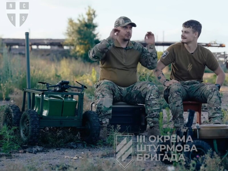 "Впервые в истории". Украинские военные взяли оккупантов в плен с помощью роботов. Видео