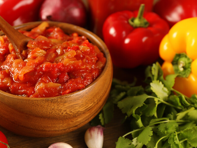 Перец, помидоры и стакан растительного масла. Вкусное и яркое лечо на зиму без уксуса