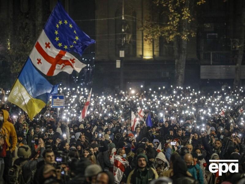 "Захвачена нелегитимным режимом". Европарламент призвал переизбрать пропутинскую власть в Грузии
