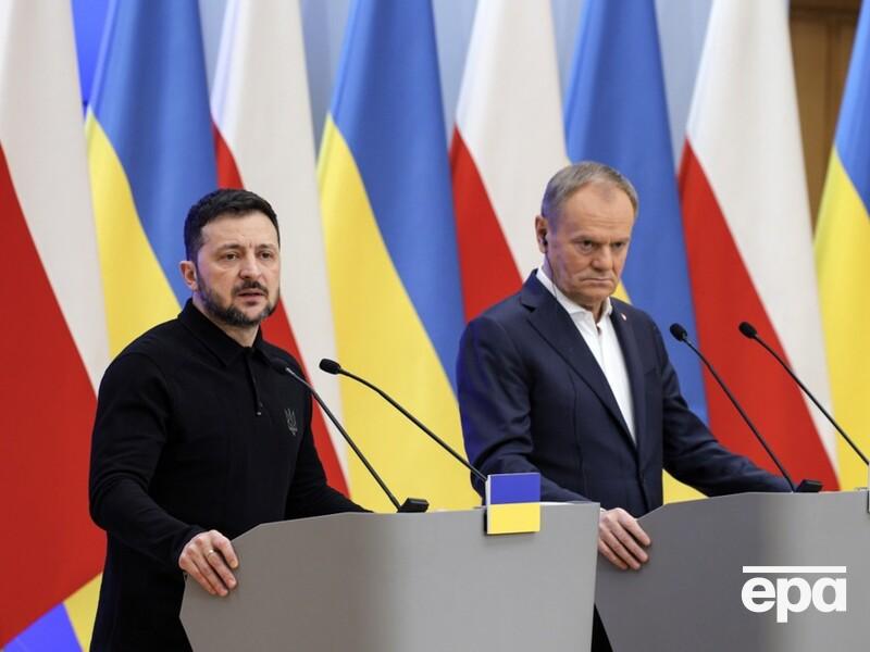 После резонансного заявления Дуды о помощи Украине Зеленский встретился с Туском