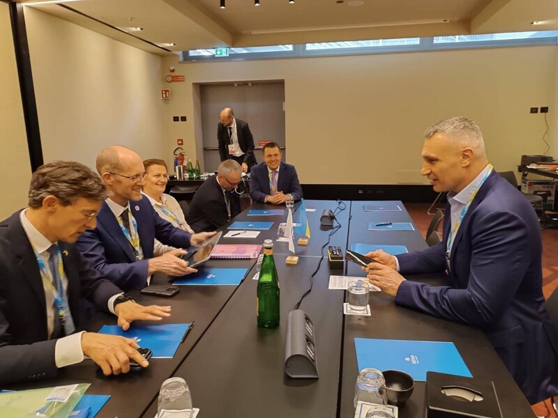 Кличко на конференции URC в Риме договорился с ЕБРР и ЕИБ о проектах развития