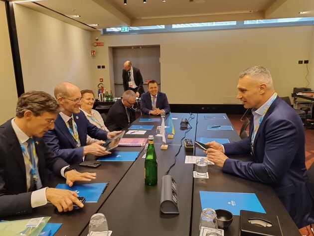 Кличко на конференции URC в Риме договорился с ЕБРР и ЕИБ о проектах развития