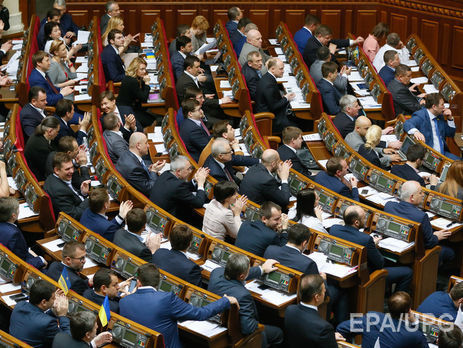 Рада затвердила порядок денний шостої сесії парламенту