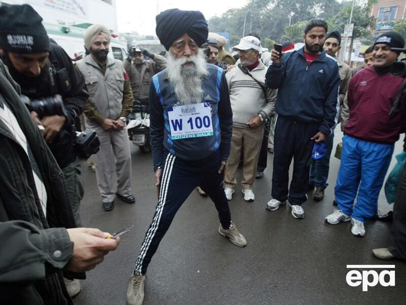 В Индии погиб спортсмен по прозвищу "торнадо в тюрбане". Ему было 114 лет