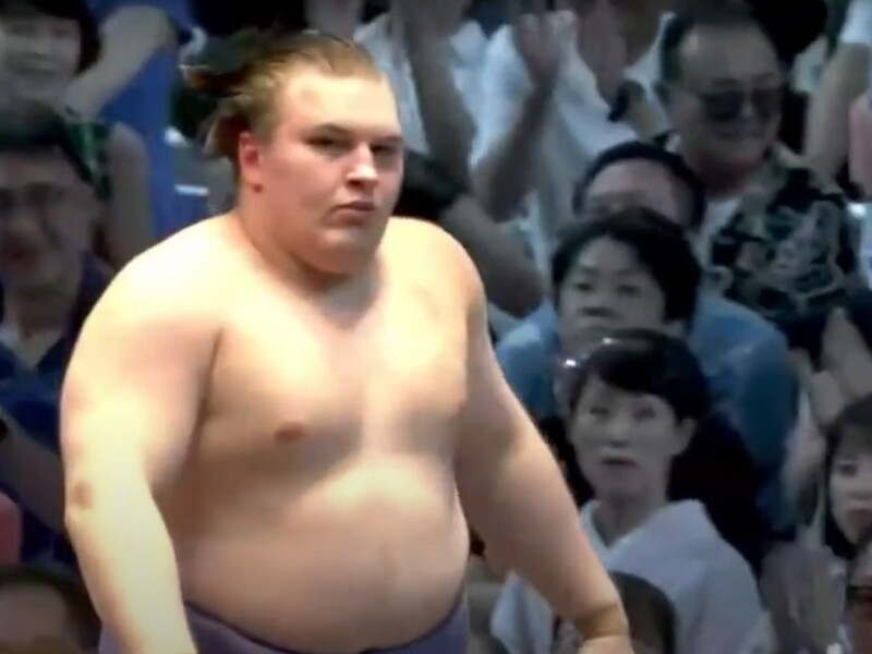 Украинец установил национальный рекорд в борьбе сумо