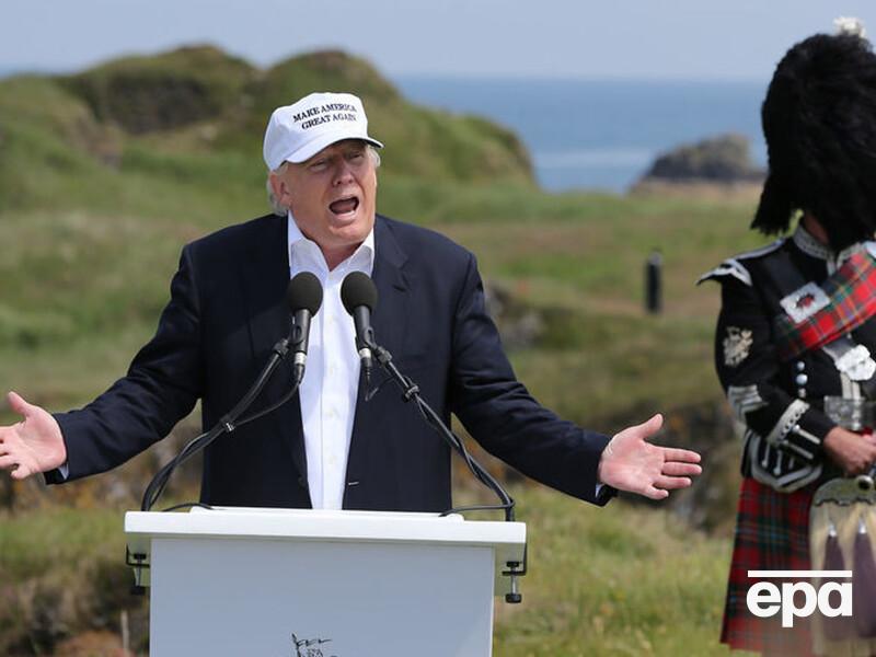 Трамп в Шотландии. Запланированы гольф и двусторонние переговоры