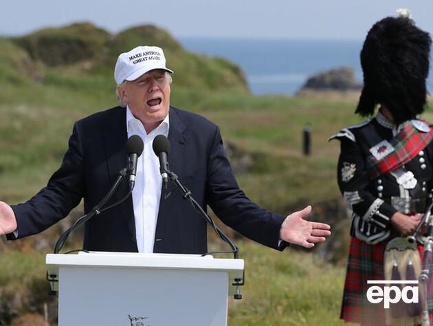 Трамп у Шотландії. Заплановані гольф і двосторонні переговори