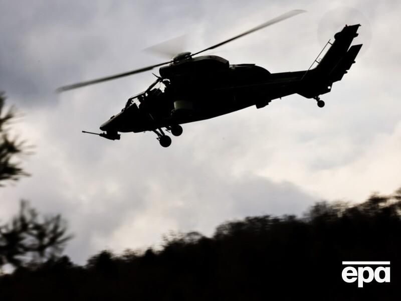 В Германии военный вертолет упал в реку