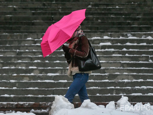 В Киеве объявлено штормовое предупреждение