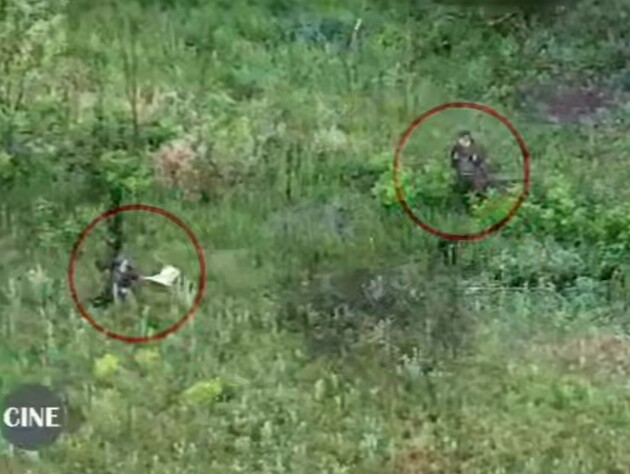 На покровском направлении с помощью дрона воины ВСУ взяли в плен двух россиян