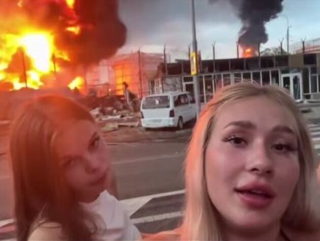 В РФ оштрафовали девушку, которая записала радостный ролик на фоне горящей после прилета нефтебазы в Сочи. Видео